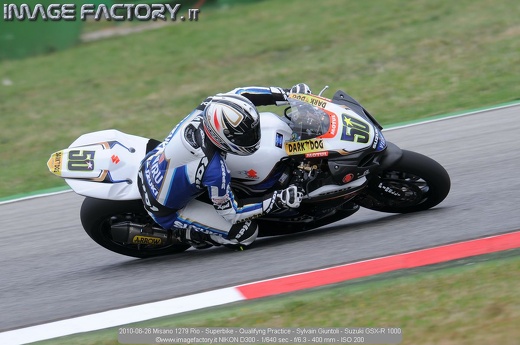 2010-06-26 Misano 1279 Rio - Superbike - Qualifyng Practice - Sylvain Giuntoli - Suzuki GSX-R 1000